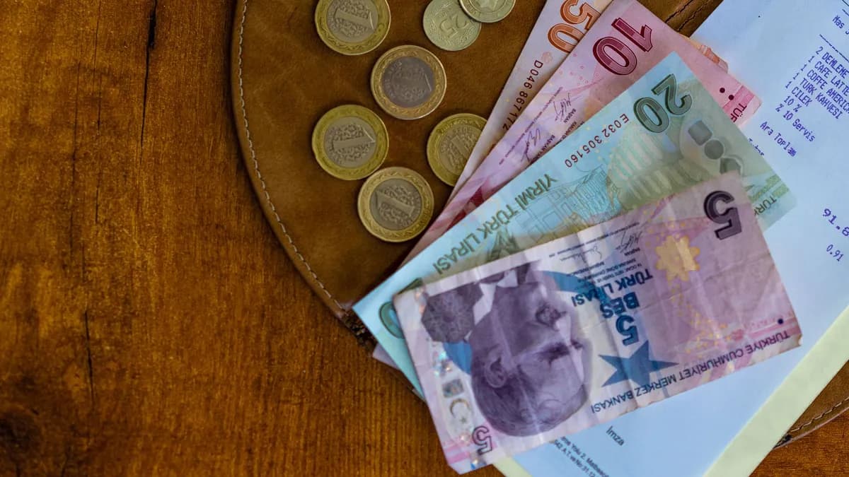 Currency exchange between euros and Turkish lira